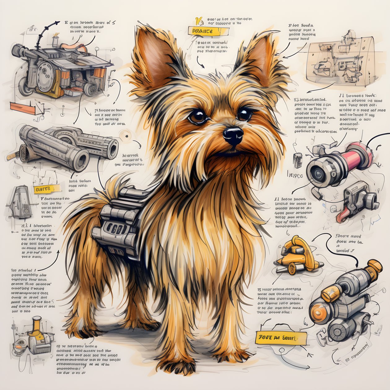 Explication pour un chien Yorkie mécanique 3 - Kurt Heppke