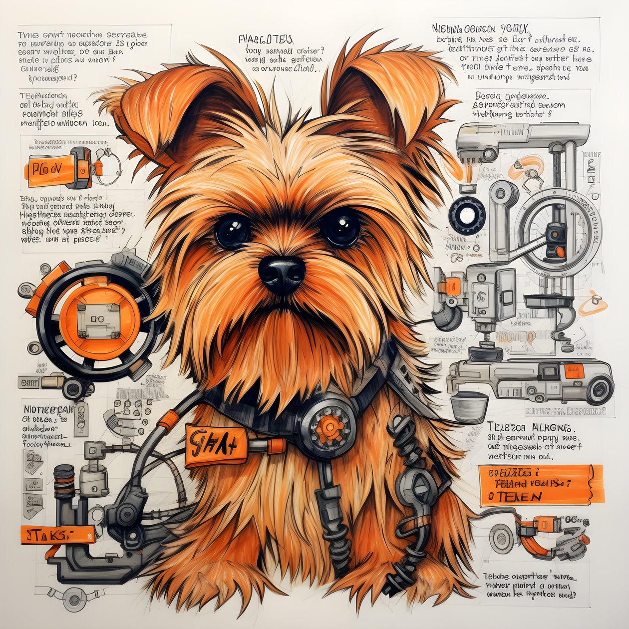 Explication pour un chien Yorkie mécanique 4 - Kurt Heppke
