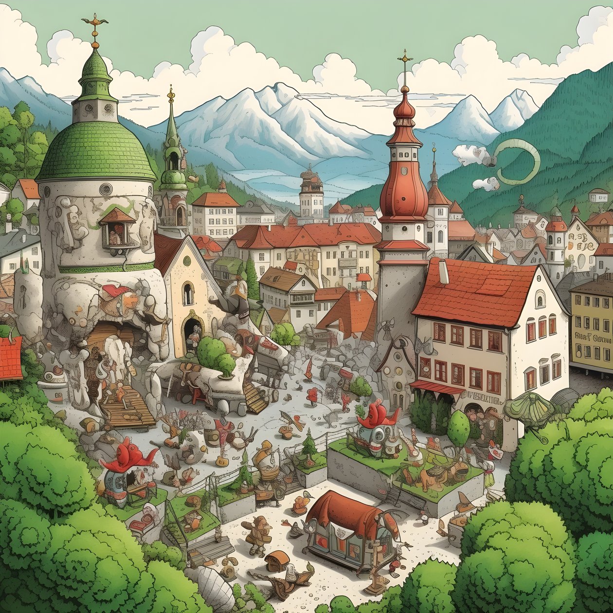 Autriche, dessin animé 2 - Kurt Heppke