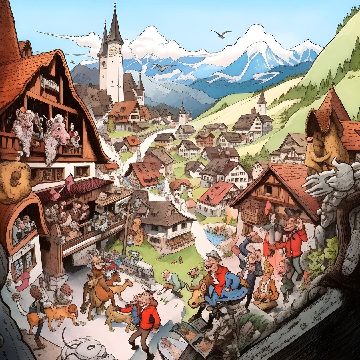 Autriche, dessin animé 4 - Kurt Heppke