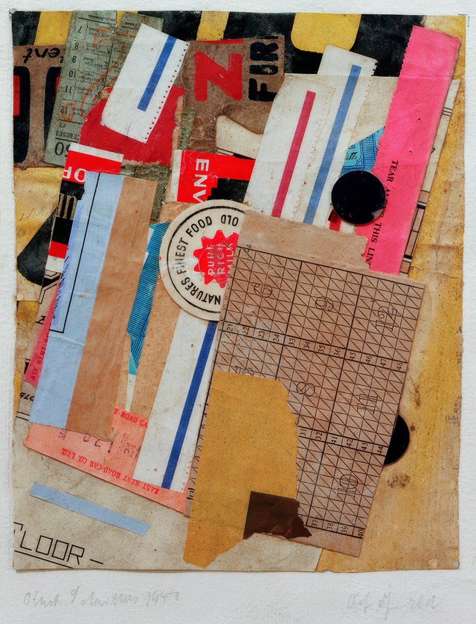 Hors du rouge - Kurt Schwitters
