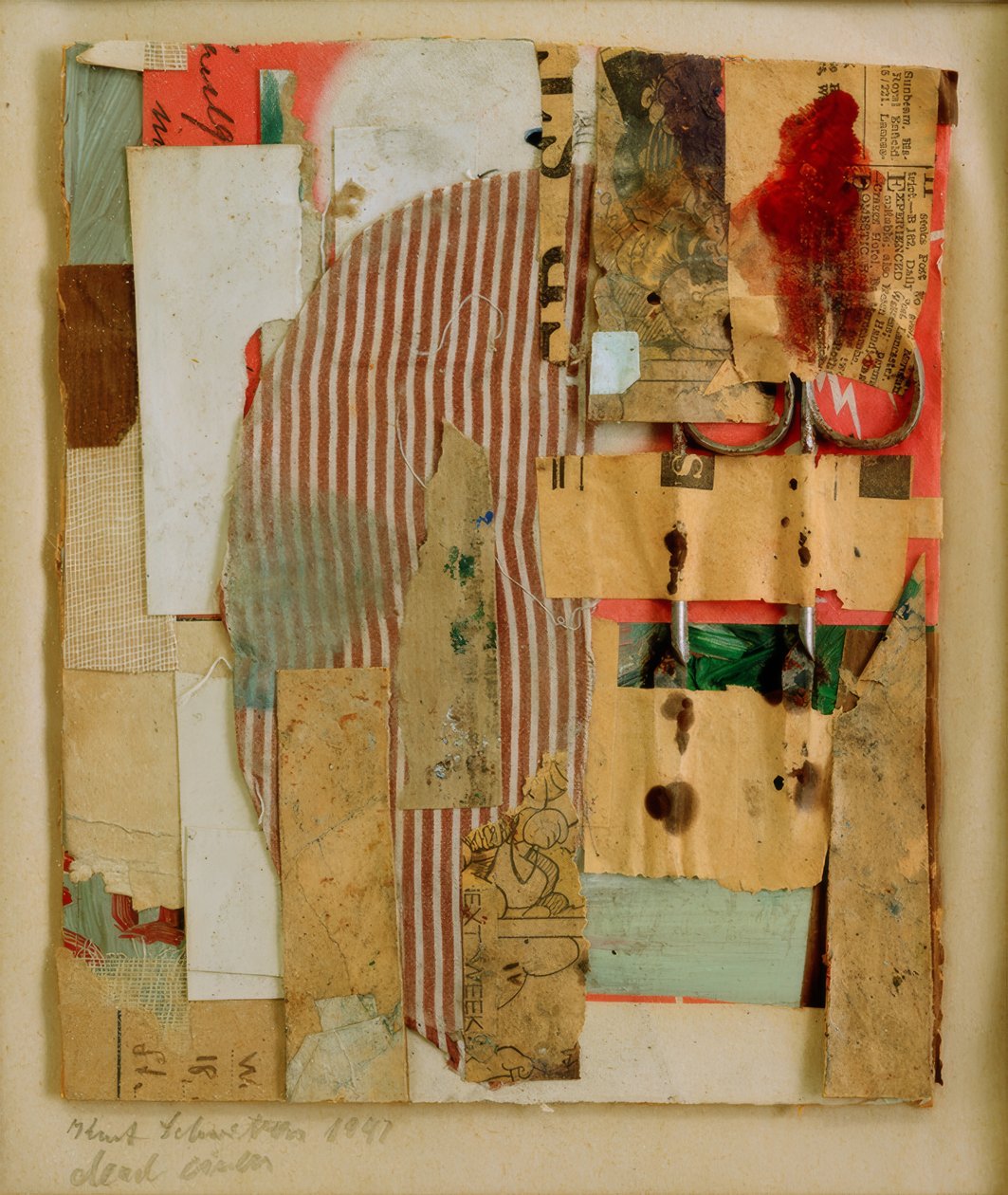 Ciseaux morts - Kurt Schwitters