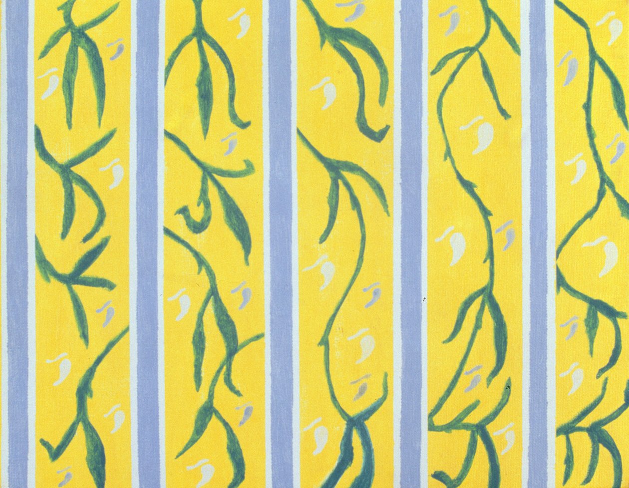 Vignes de papier peint, 2004 (acrylique sur toile) - Kurtis L. Miller