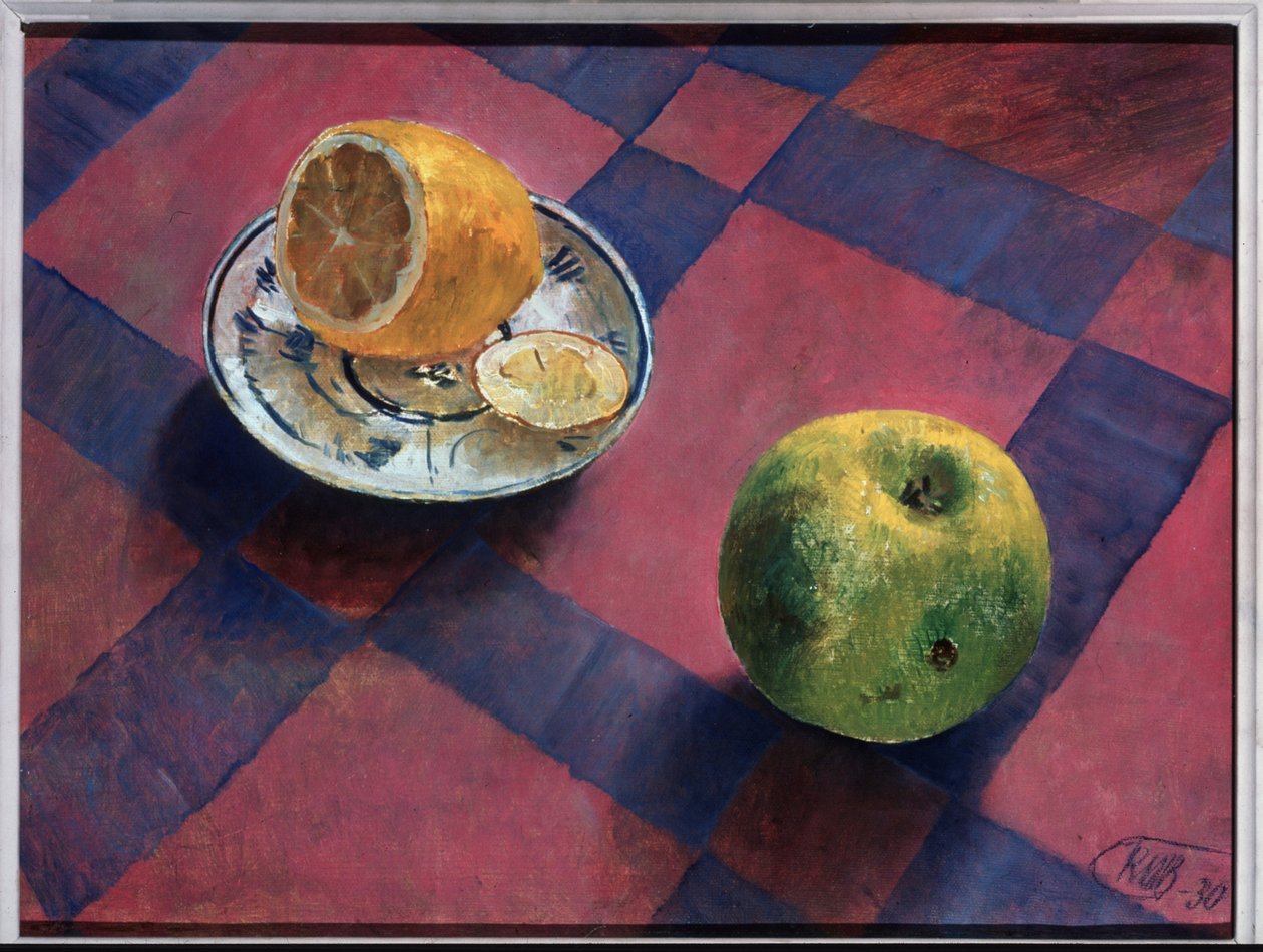 Pomme et citron - Kuzma Sergeevich Petrov Vodkin
