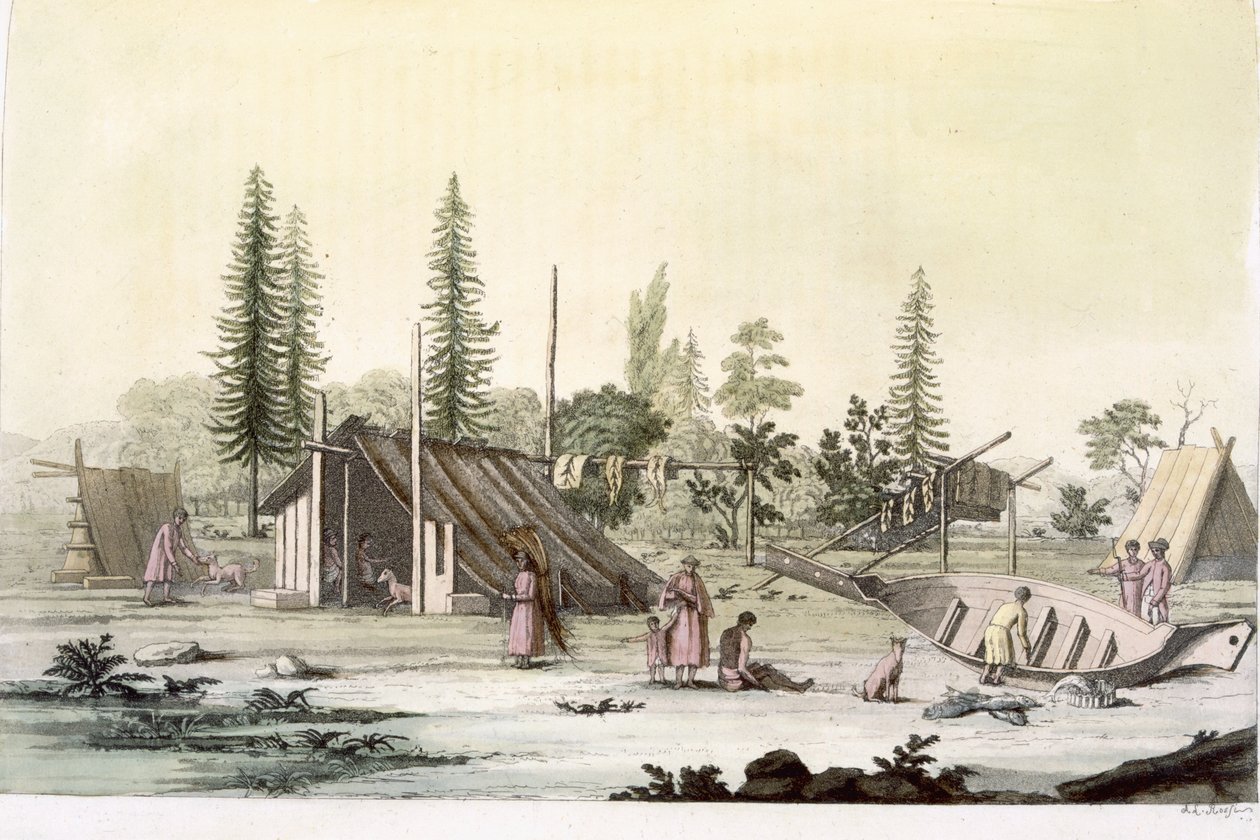 La Pérouse à Port Francesci - L.A. Rossi