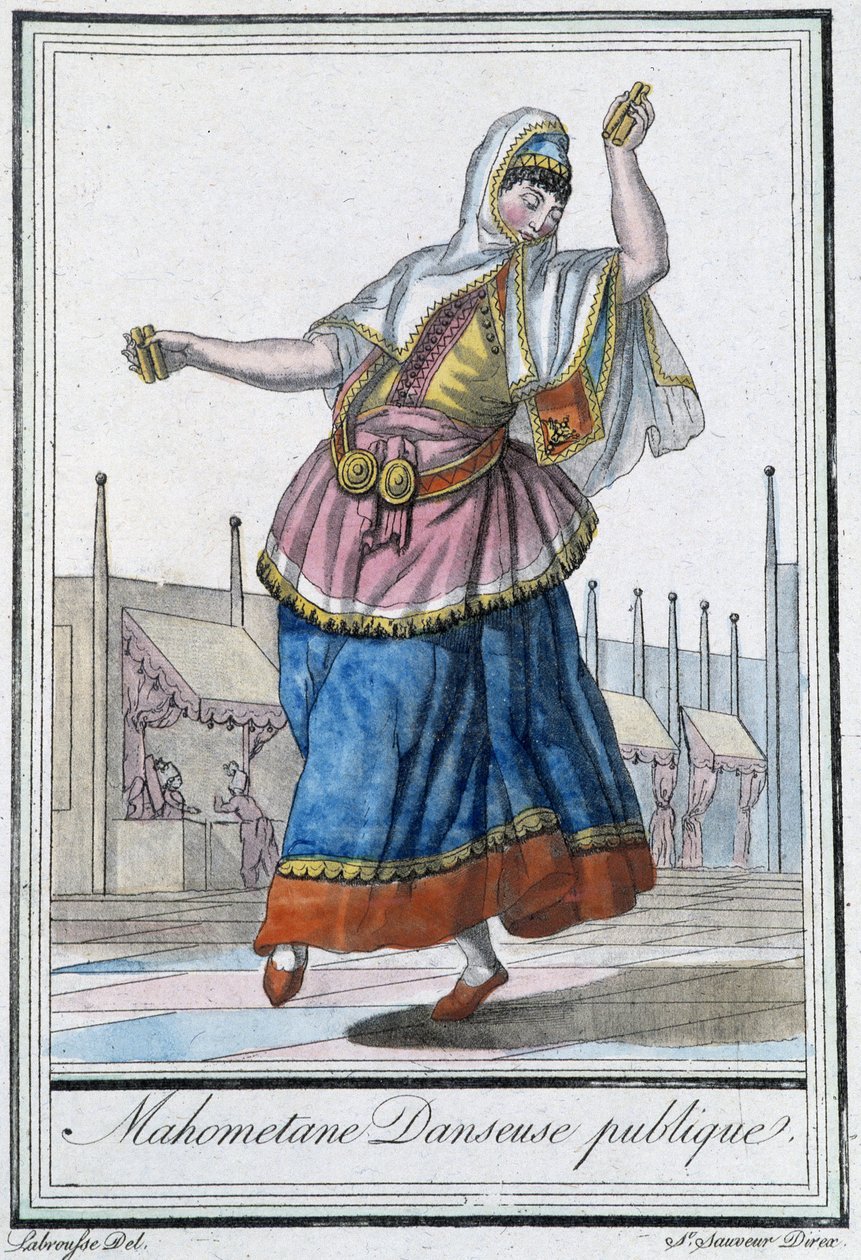 Danseuse publique mahométane - L.F. Labrousse