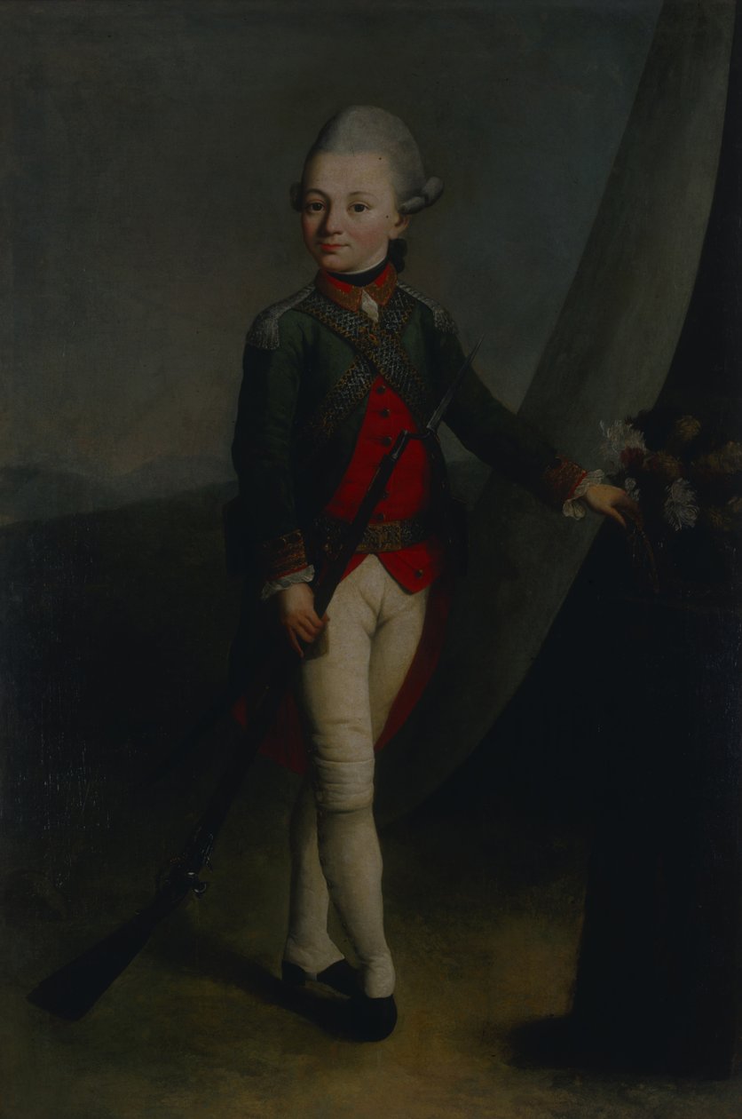 Portrait de Piotr Alexeïevitch Turchaninov 1769-1815, 1777 - L.S. Stanishchevsky