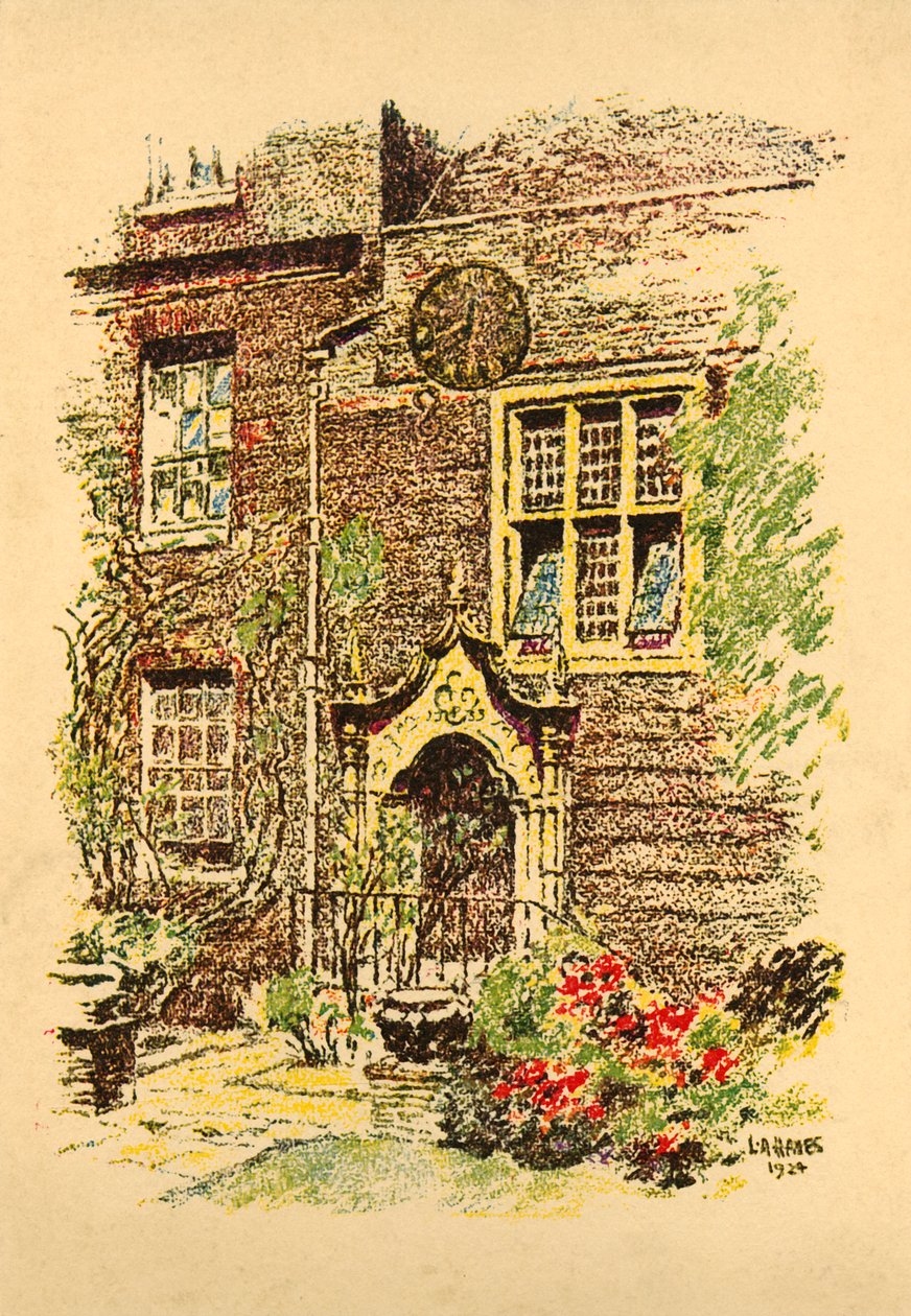 Staple Inn, Londres, 1924 - L. A. Hayes
