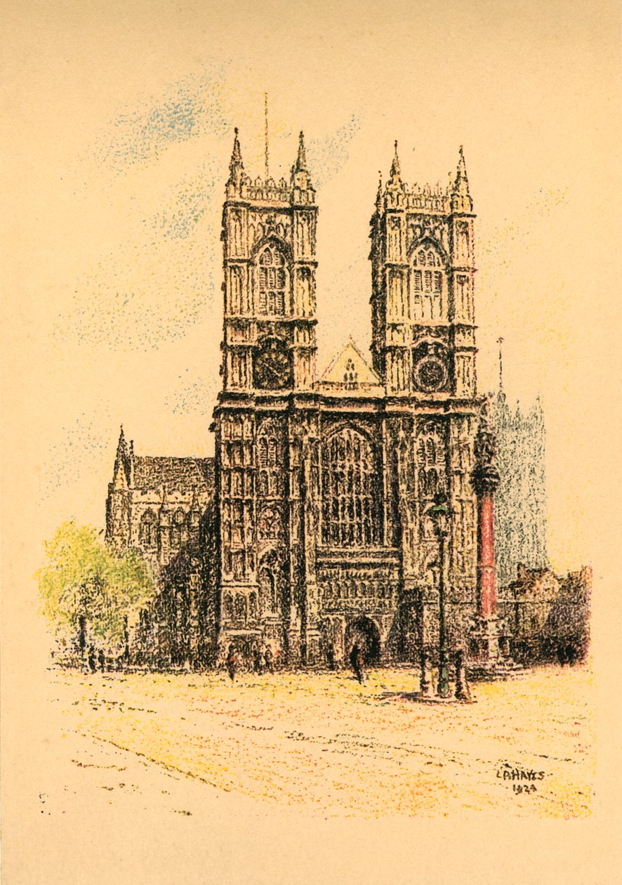 Abbaye de Westminster, 1924 - L. A. Hayes