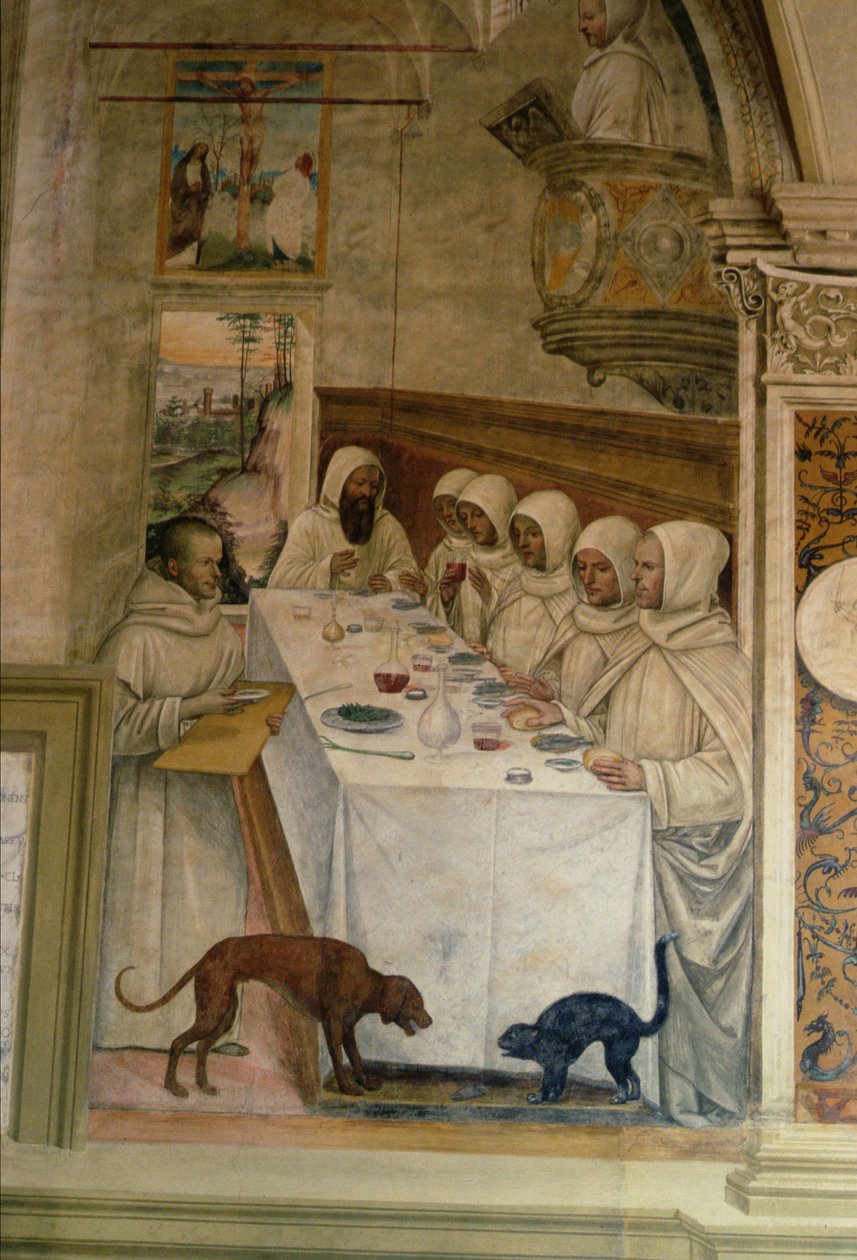 La vie de Saint Benoît (détail) - L. and Sodoma, G. Signorelli