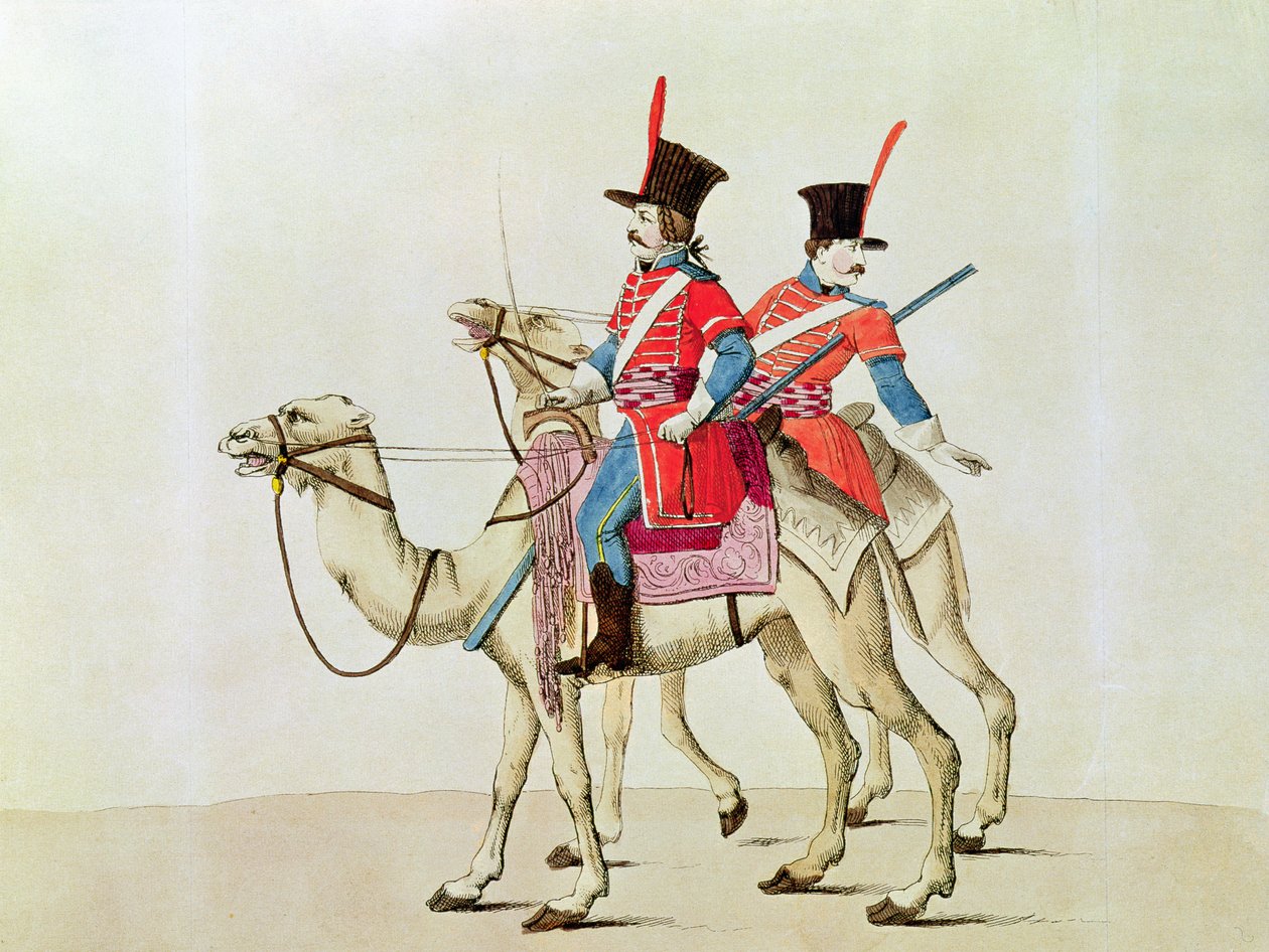 Soldats du régiment de dromadaires, 1839 - Laderer