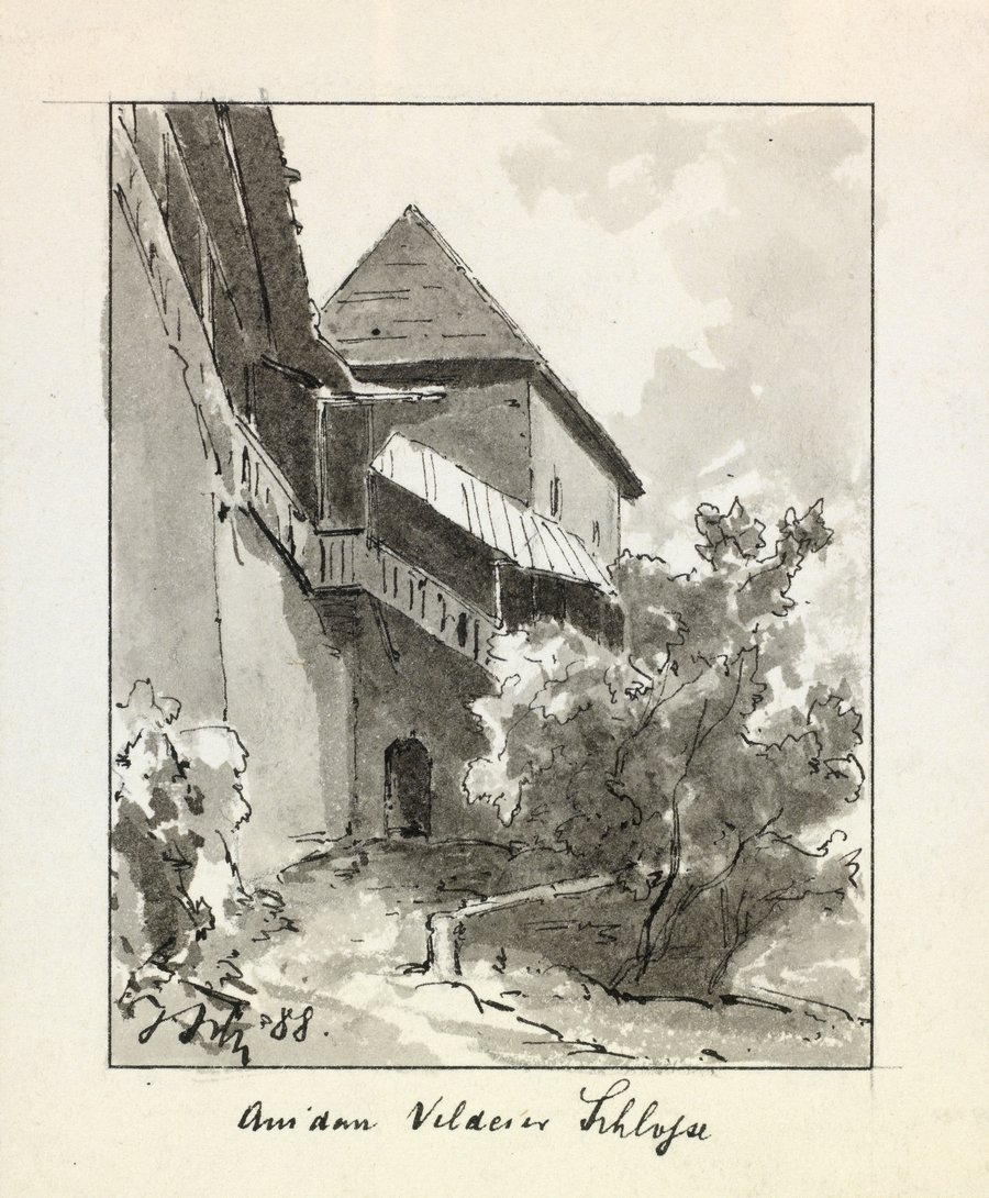 Partie du château de Bled - Ladislav Benesch