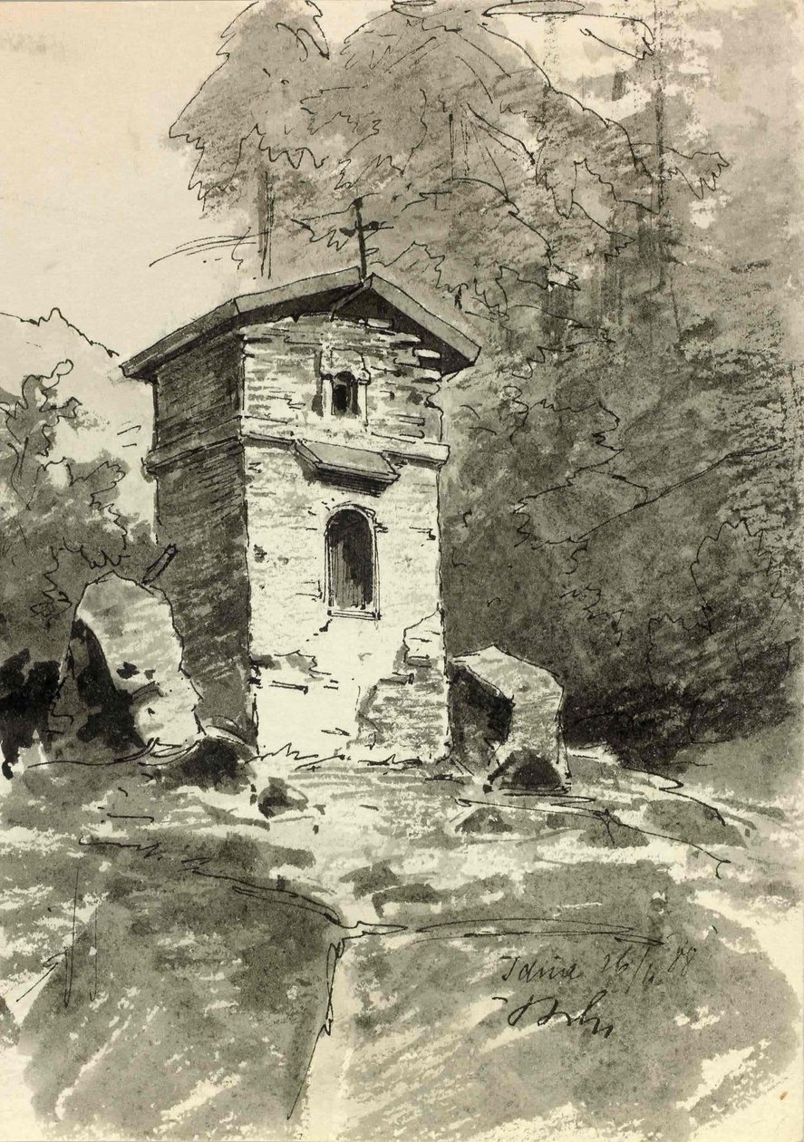 Monument routier près d