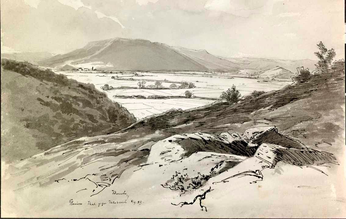Champ de Planina depuis le Remblai de la Ligne Sud - Ladislav Benesch