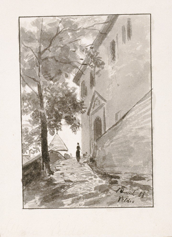 Entrée supérieure au château de Bled - Ladislav Benesch