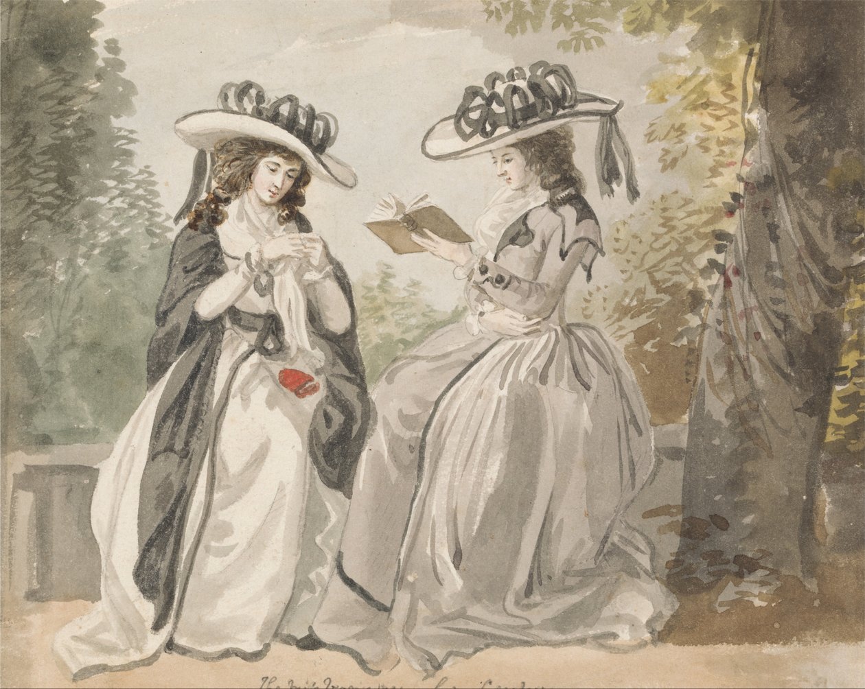 Les demoiselles Van et Lady Salisbury - Lady Salesbury