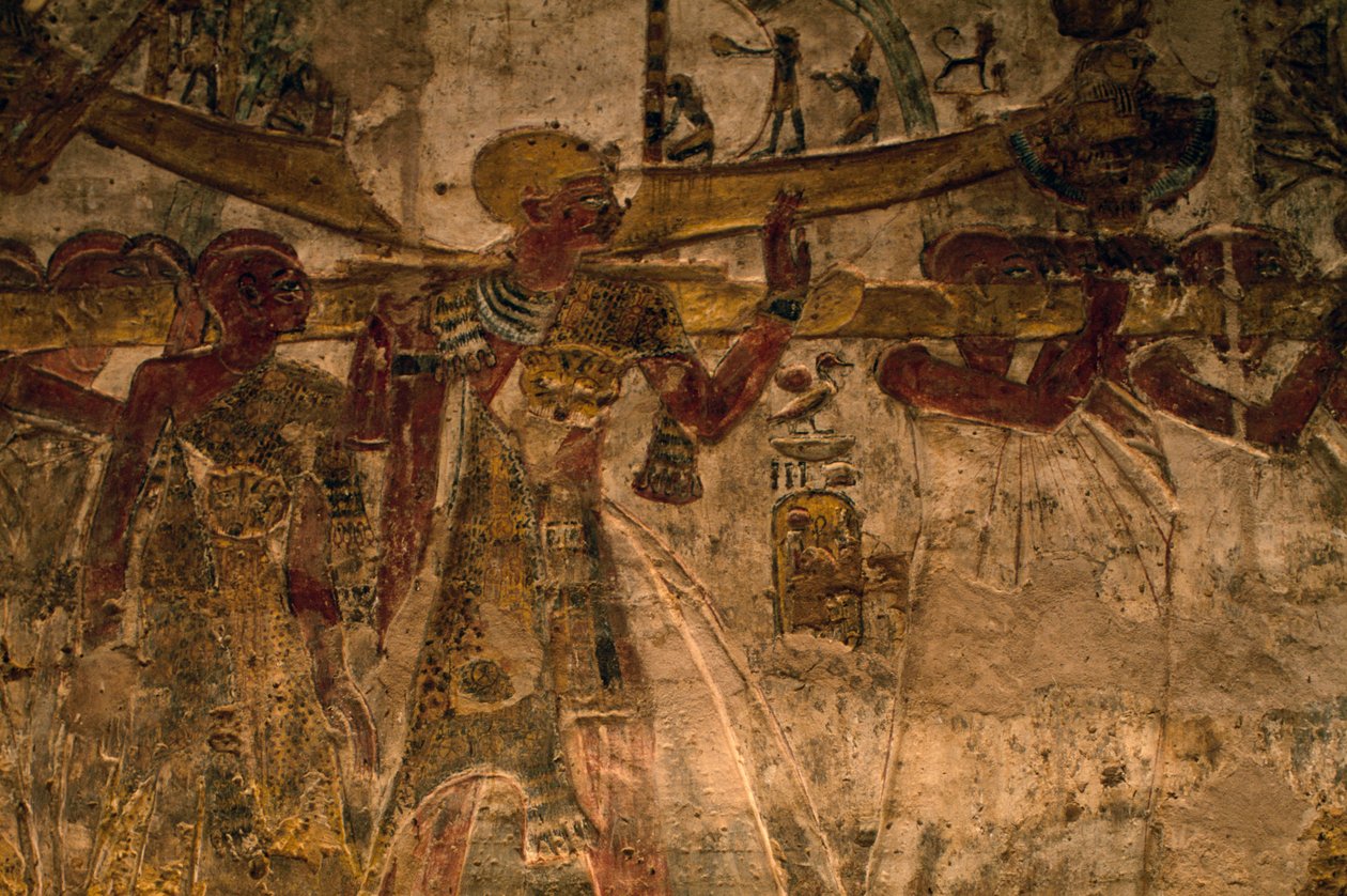 Bas-relief du temple de Derr, Basse Nubie, Égypte, civilisation égyptienne, Nouvel Empire, Dynastie XIX - Amadeo (after) Modigliani