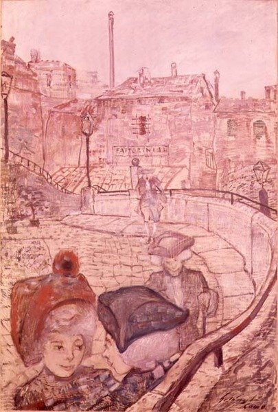 Après-midi du dimanche à Côme, 1911-12 - Lajos Gulácsy