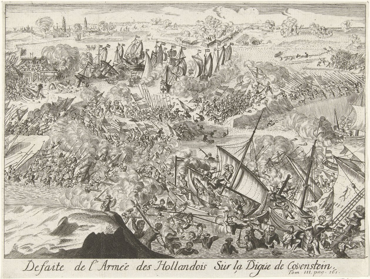 Bataille pour la digue de Kauwenstein, 1585 (Défaite de l