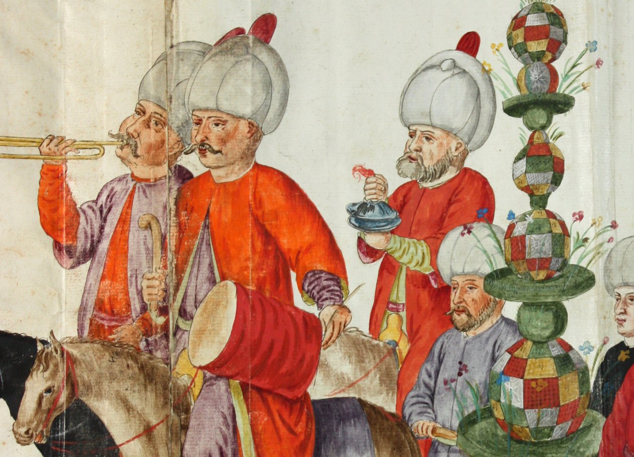 Illustration du Kostumbuch de Lambert de Vos de 1574, maintenant à la Staats- und Universitätsbibliothek de Brême - Lambert de Vos de Vos