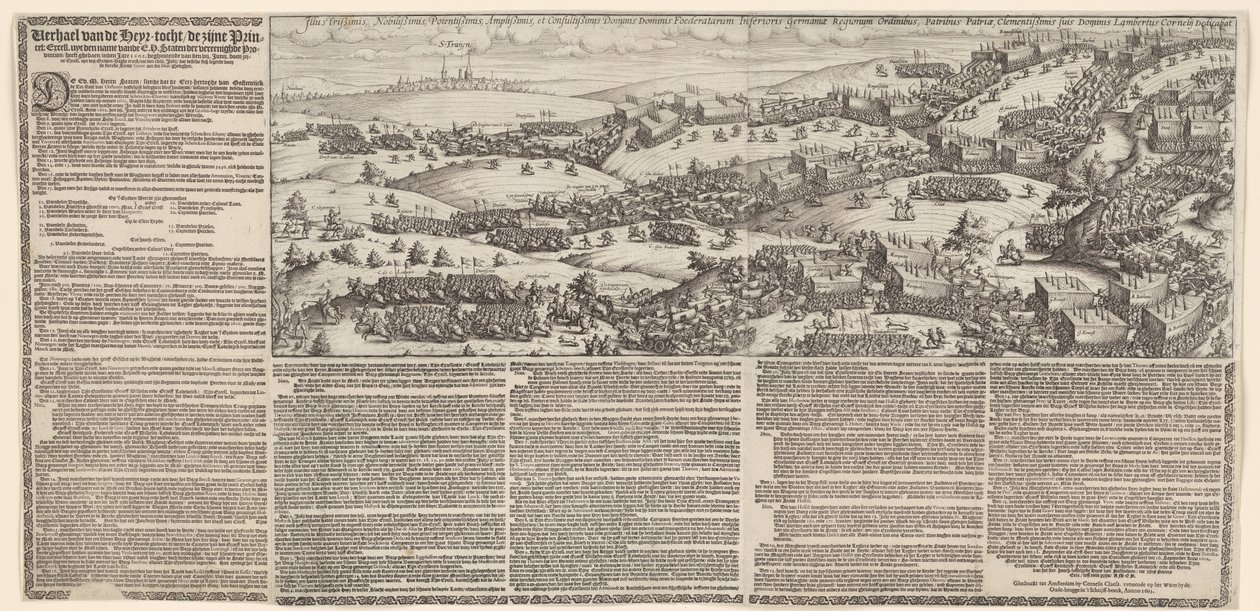 Tocht van Maurits door Brabant naar Grave, 1602 - Lambert Cornelisz.
