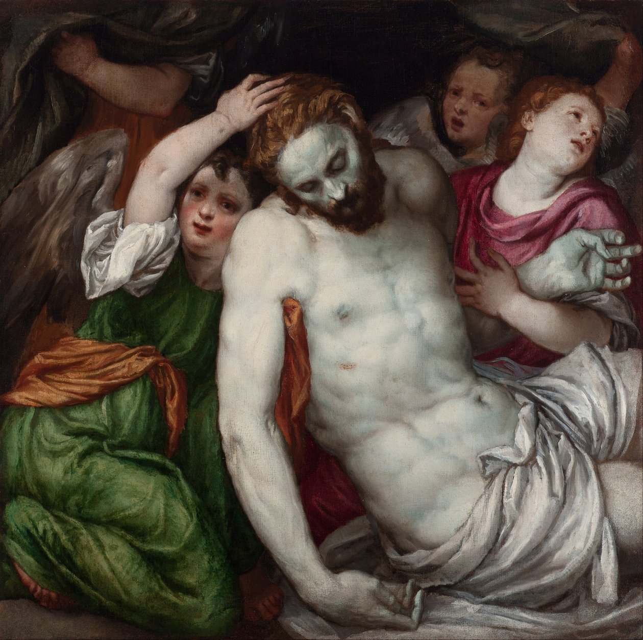 Piéta et anges - Lambert Sustris