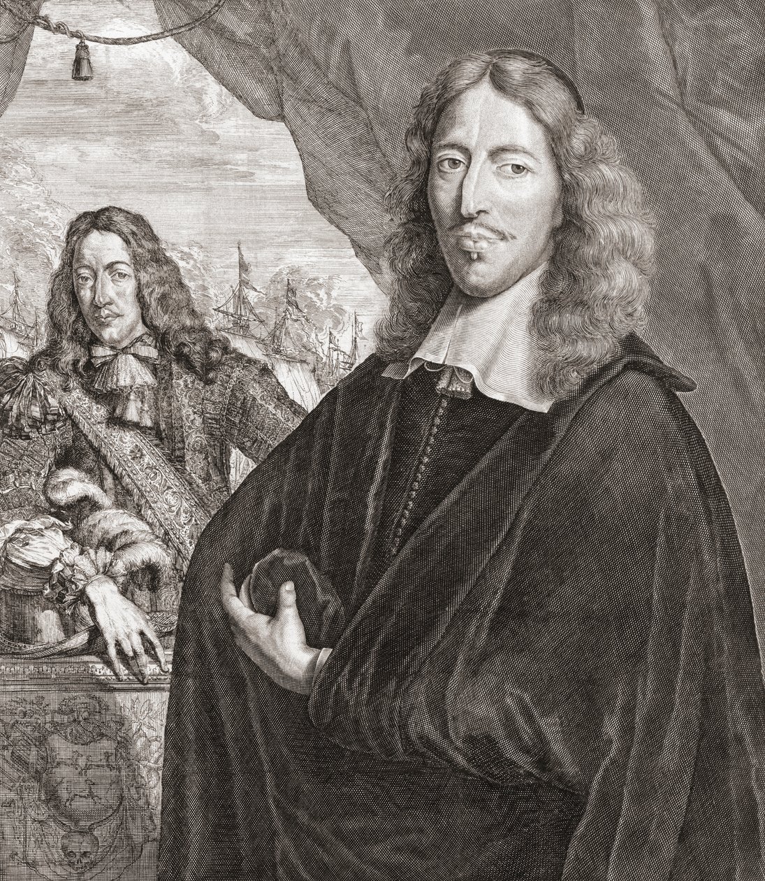 Johan de Witt alias Jan de Witt (à droite) et son frère Cornelis de Witt - Lambert de Visscher