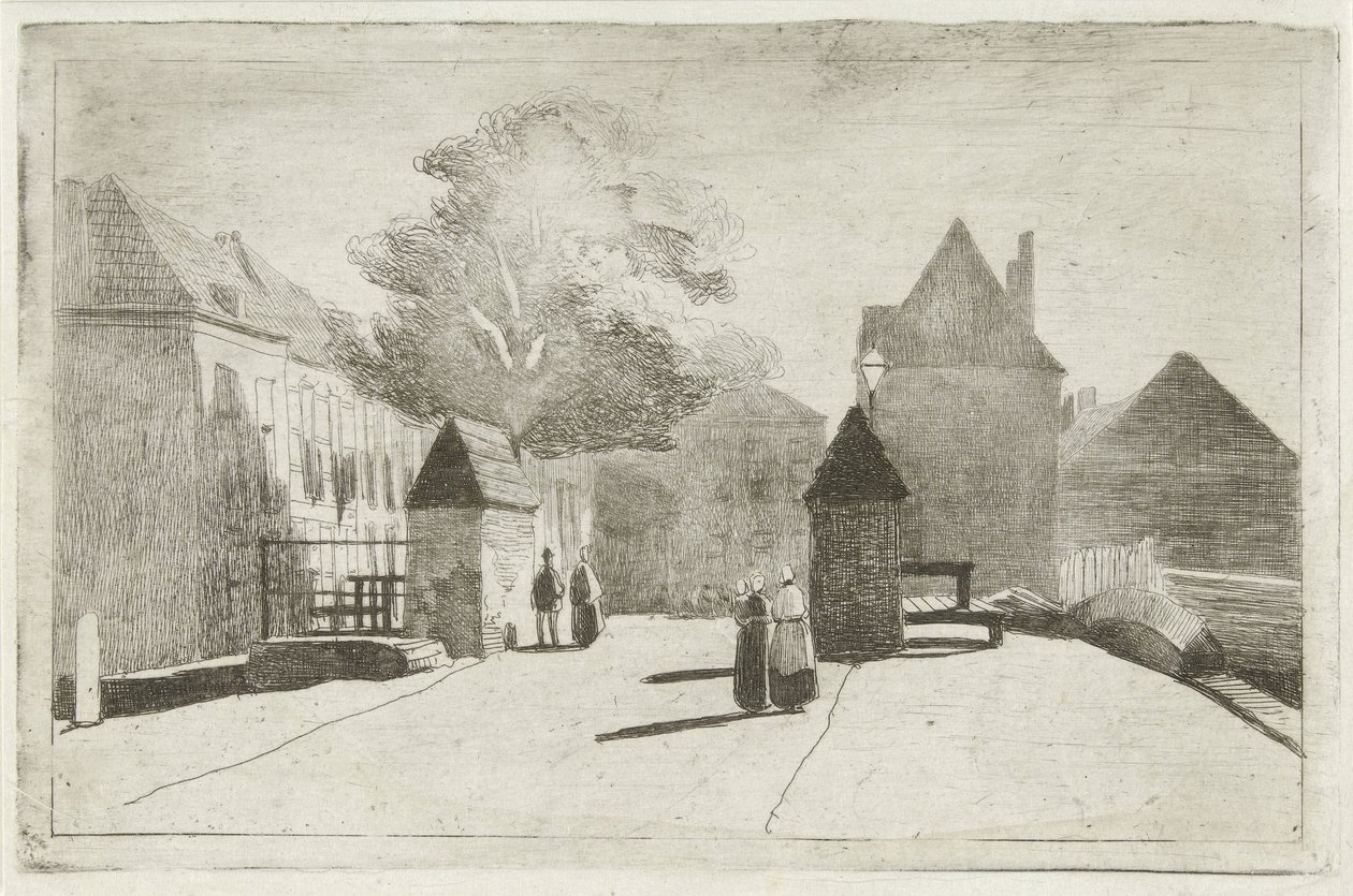 Vue de la ville - Lambertus  Hardenberg