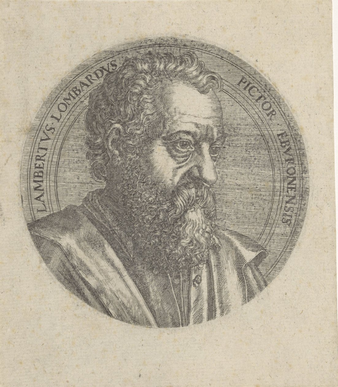 Portrait de Lambert Lombard - Lambertus Suavius