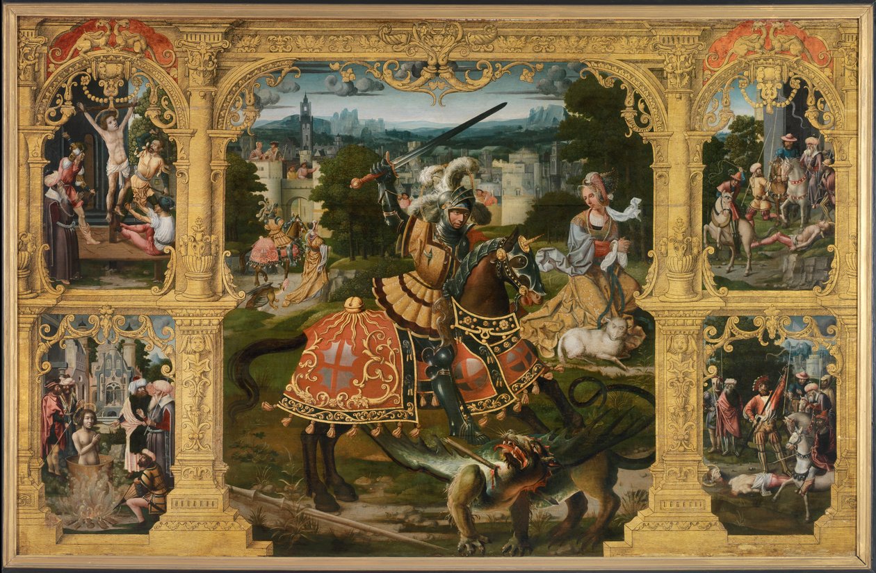 Légende de Saint Georges - Lancelot (school of) Blondeel