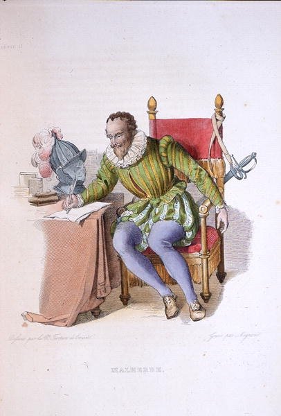 Portrait de François de Malherbe (1555-1628), illustration de 