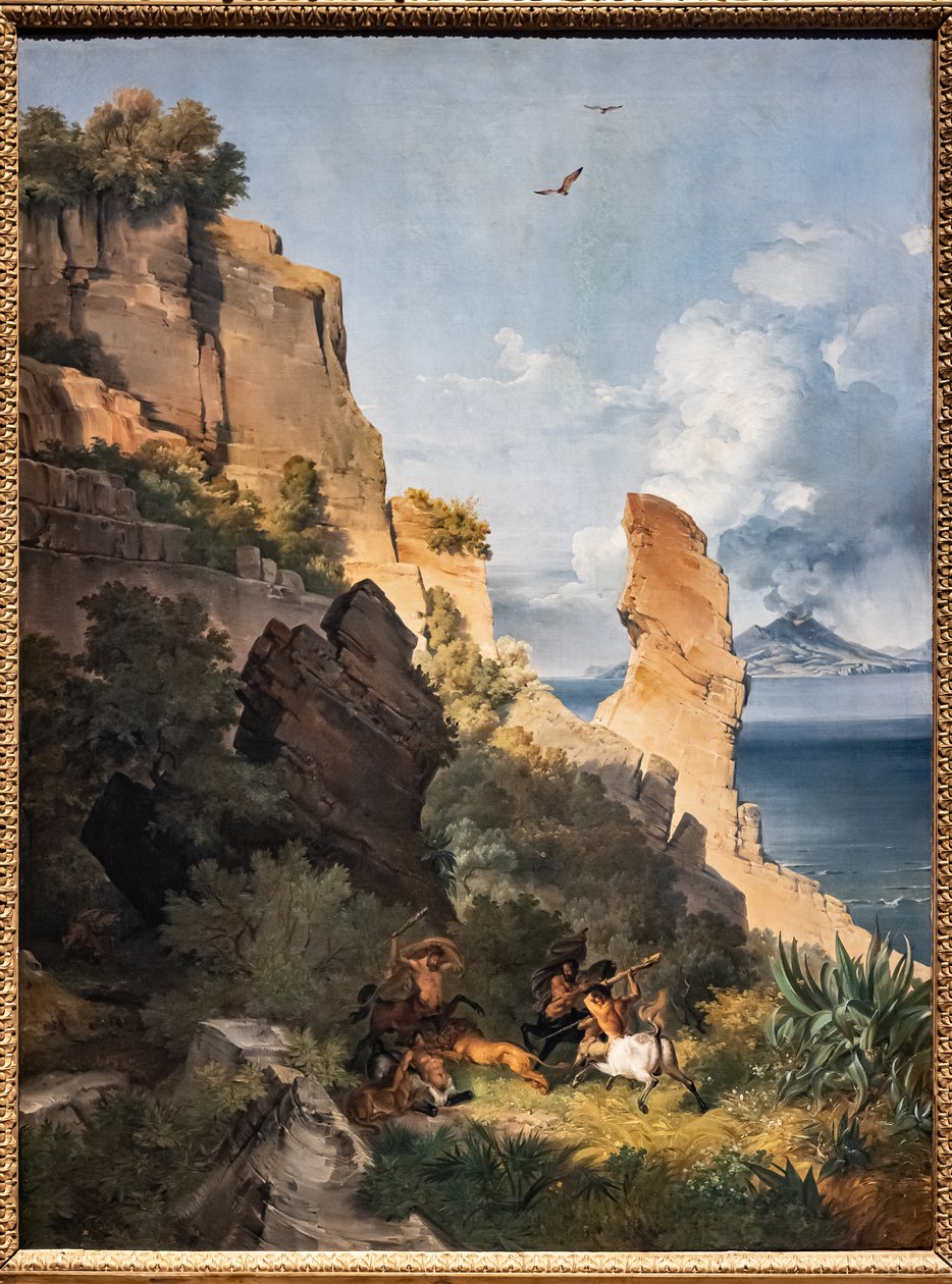 Paysage avec chasse aux centaures - Lancelot Théodore Turpin de Crissé de Crissé