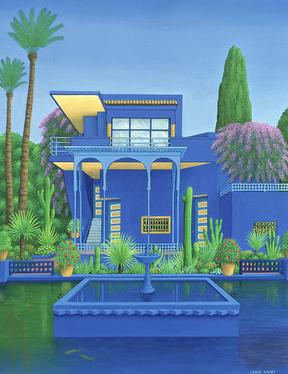 Jardins Majorelle, Marrakech, 1996 - Larry Smart