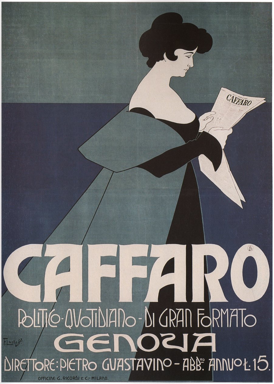 Journal de Gênes Caffaro, 1901 - Laskowski