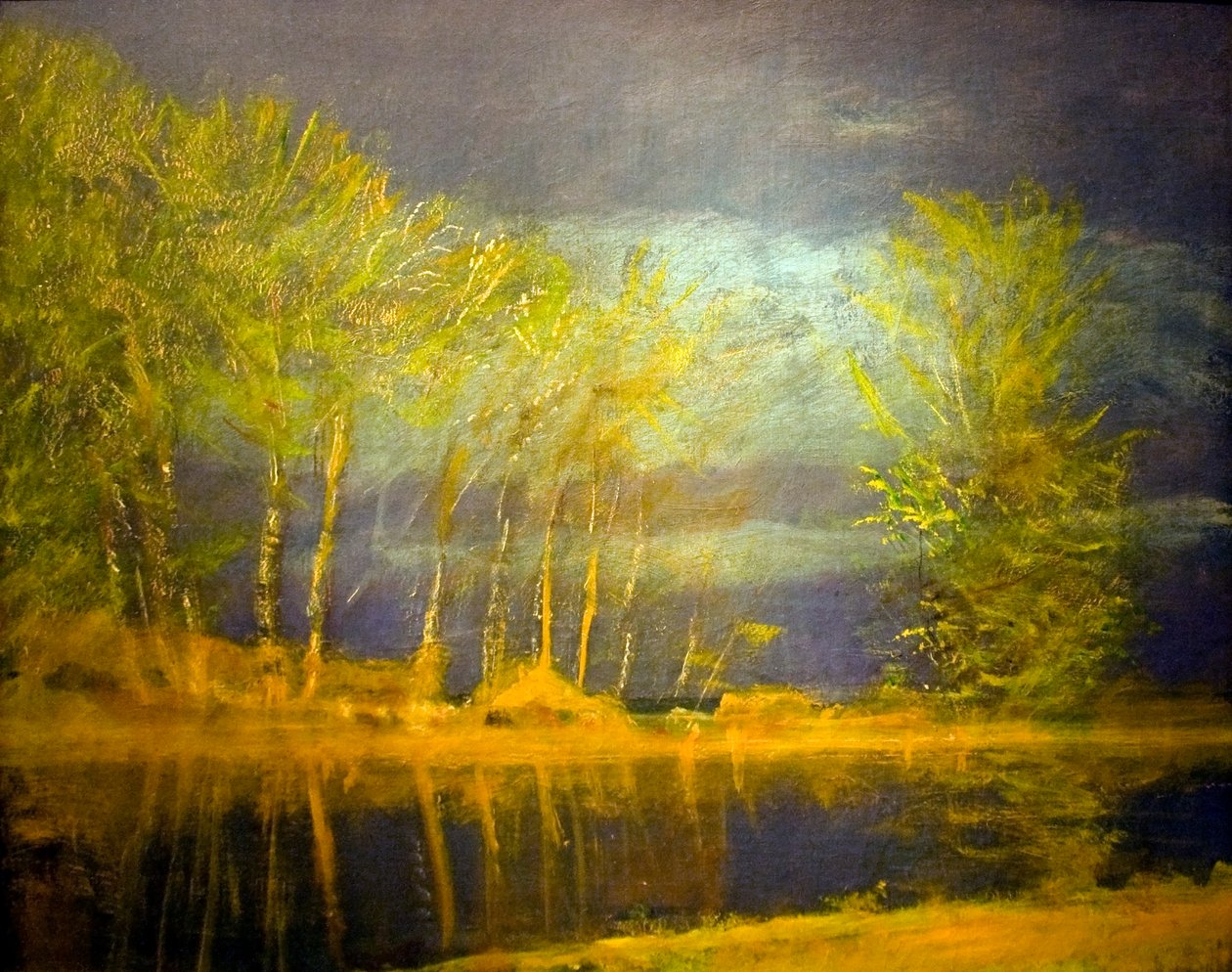 Lumières en avril, tempête de printemps - Laszlo Mednyanszky