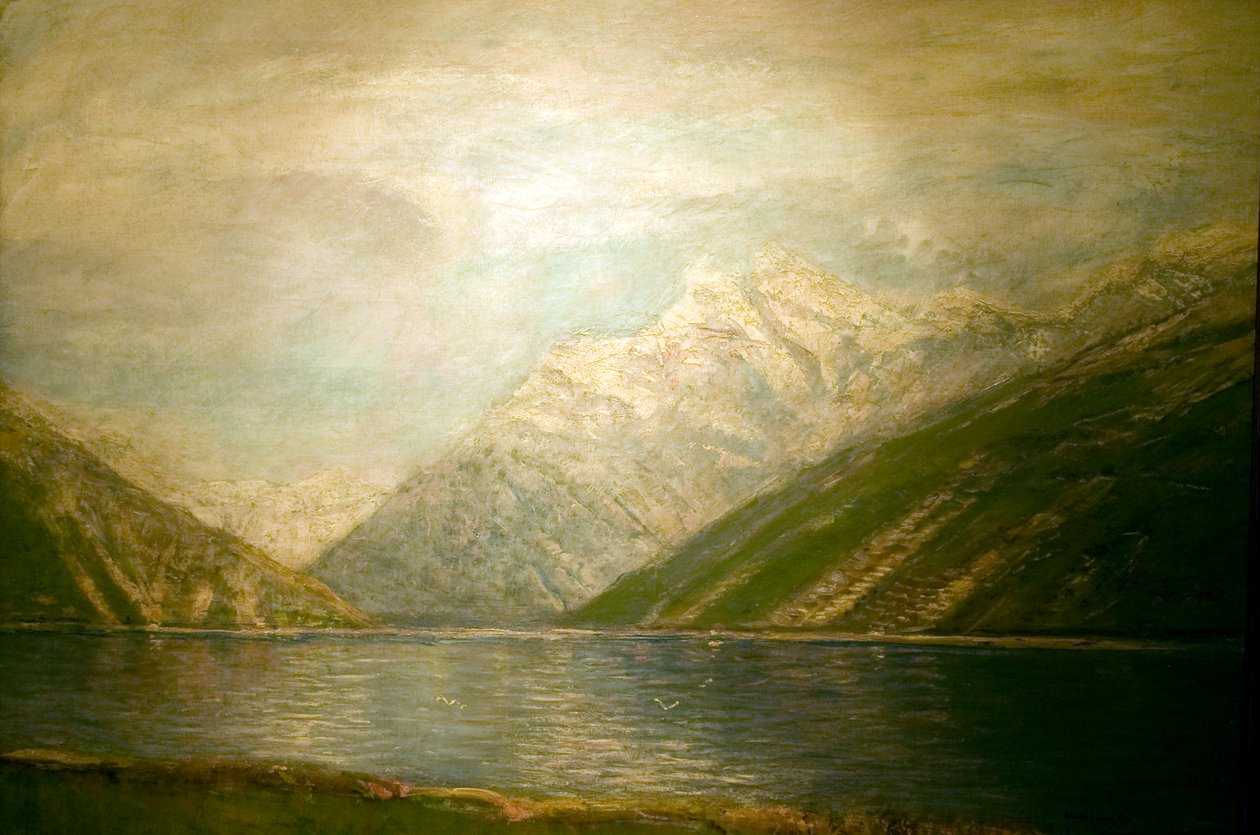 Lac dans les Tatras - Laszlo Mednyanszky