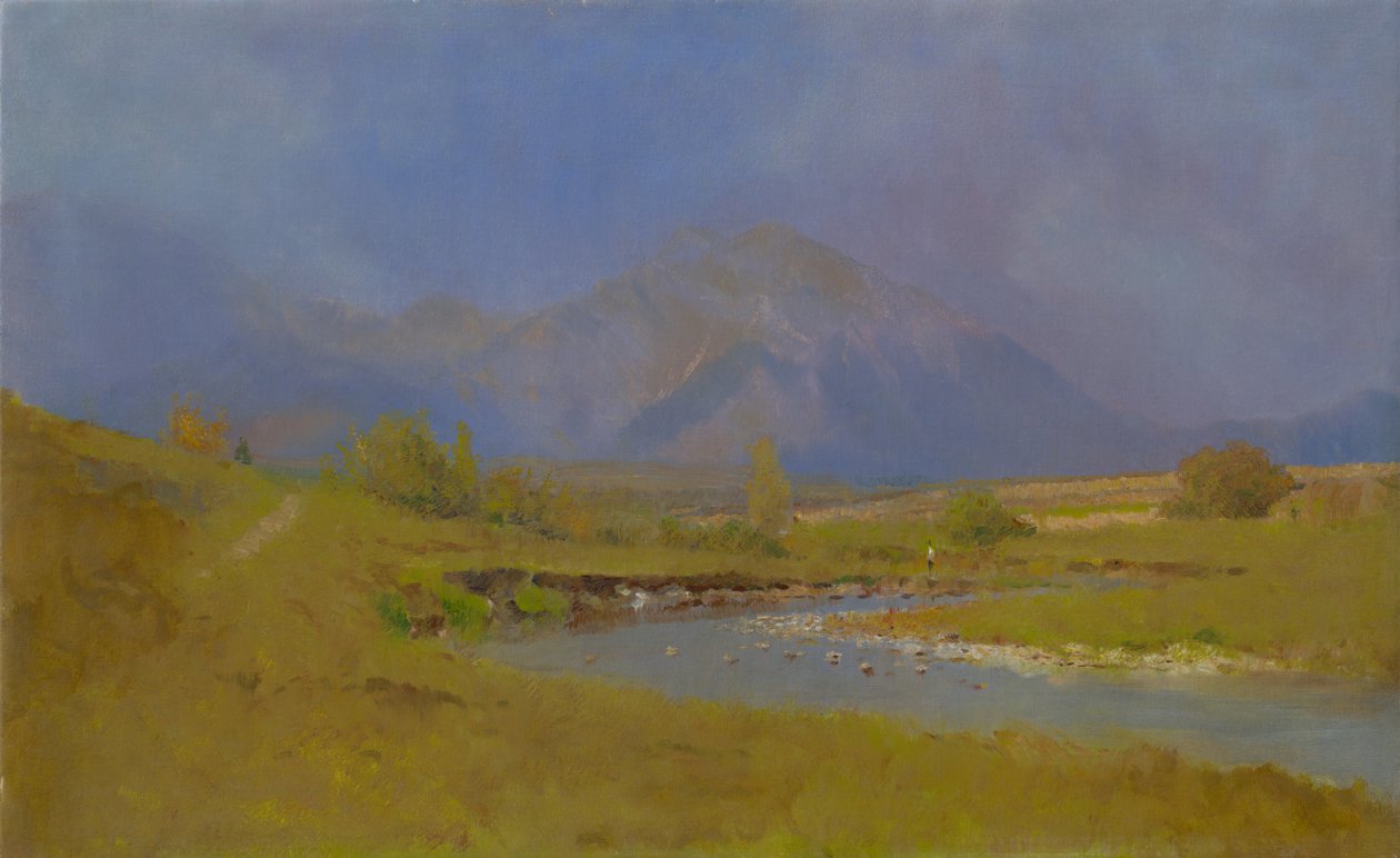 Paysage de Podtatranská après la pluie de printemps - Laszlo Mednyanszky