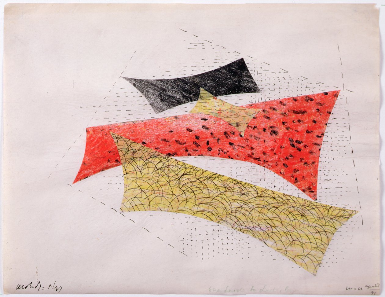 Composition abstraite - Laszlo Moholy-Nagy