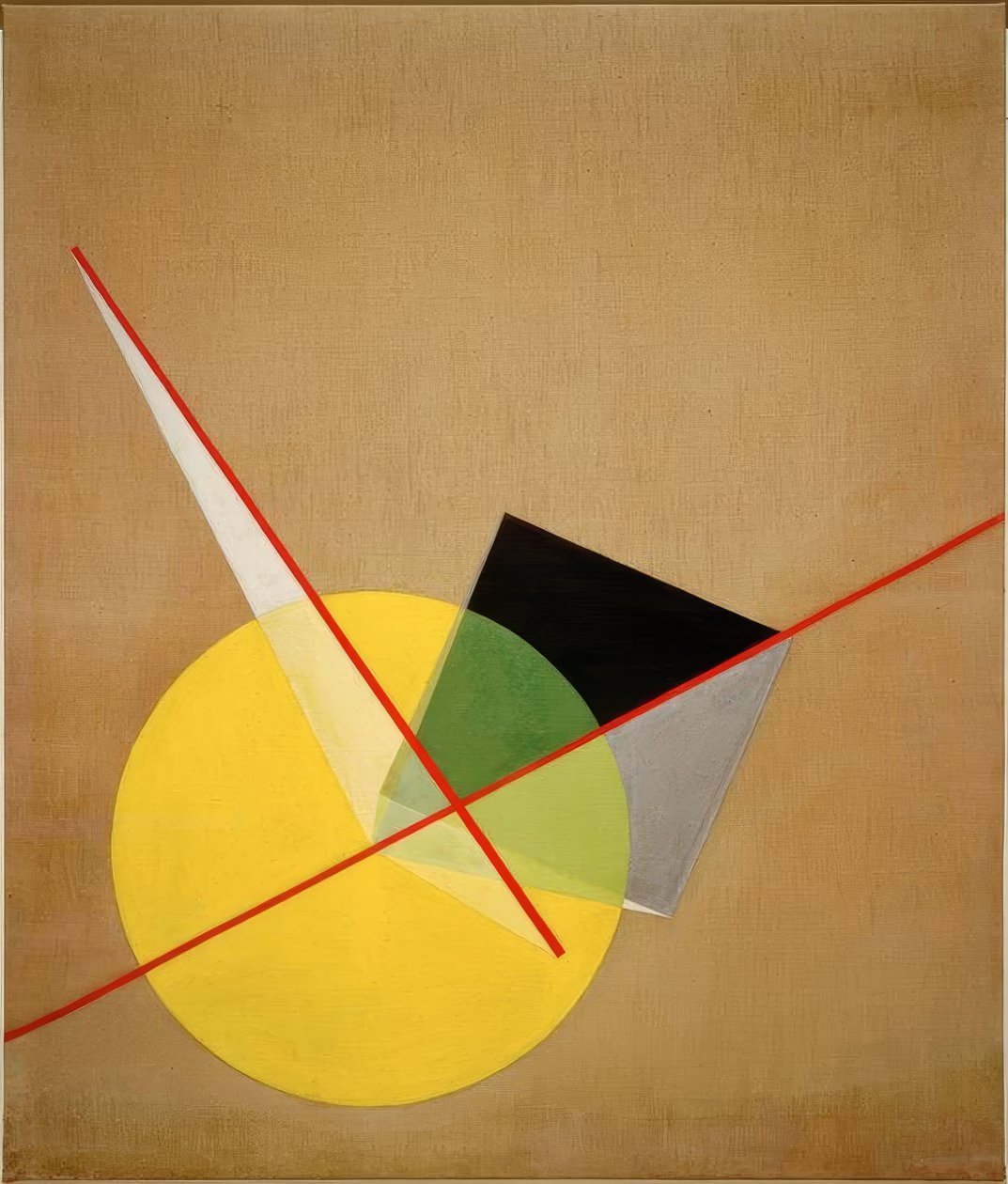 Cercle jaune - Laszlo Moholy-Nagy