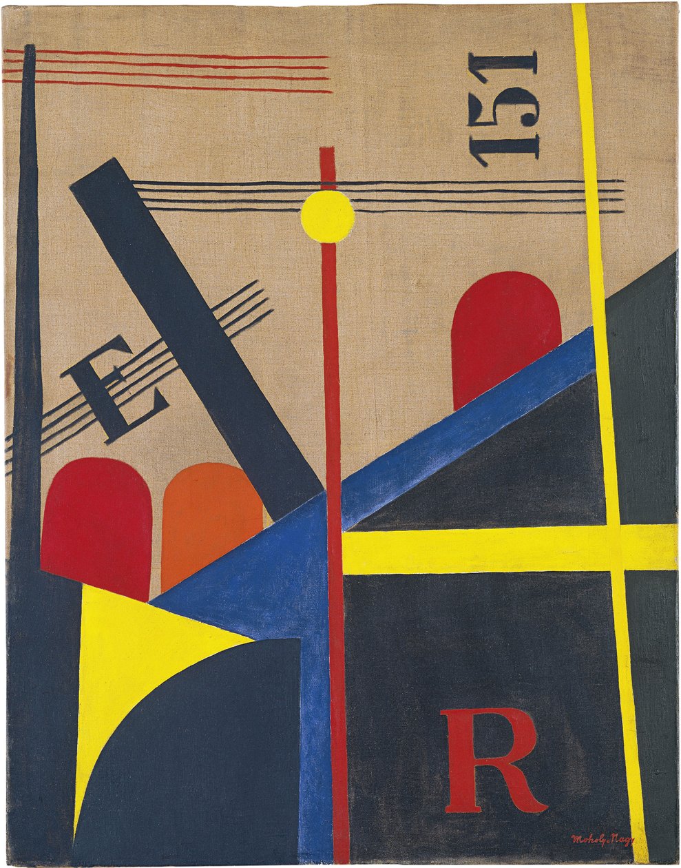 Grande peinture ferroviaire - Laszlo Moholy Nagy