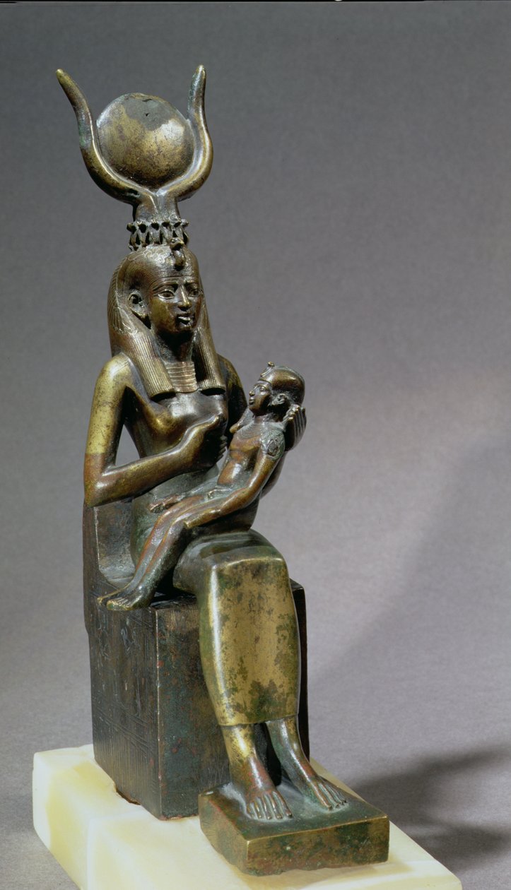 Statuette de la déesse Isis et de l