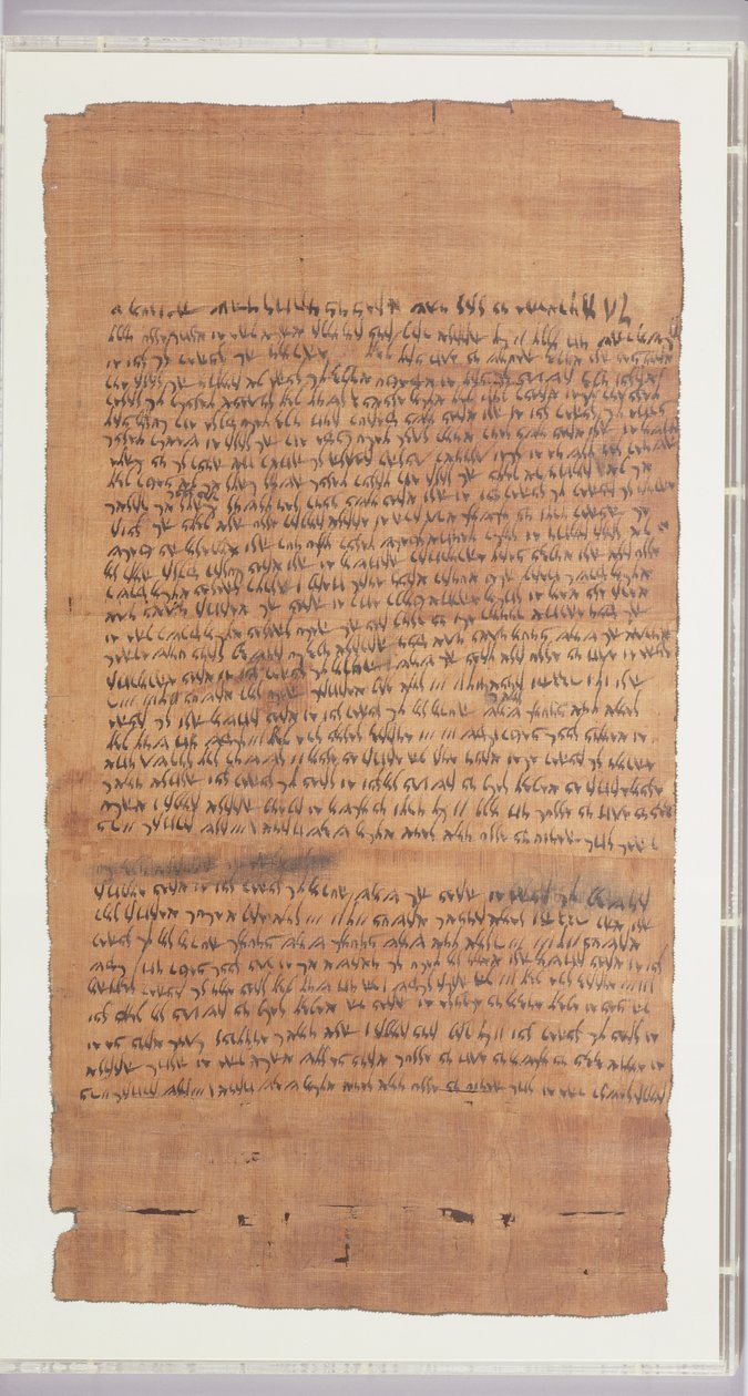 Vente de maison (Anani et Tamut vendent leur maison à leur gendre) - Late Period Egyptian