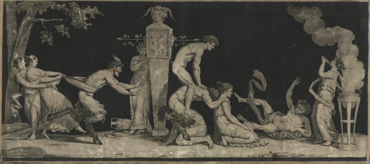 Bacchanale, Le Jeu du saute-mouton, vers 1785 - Laurent Guyot