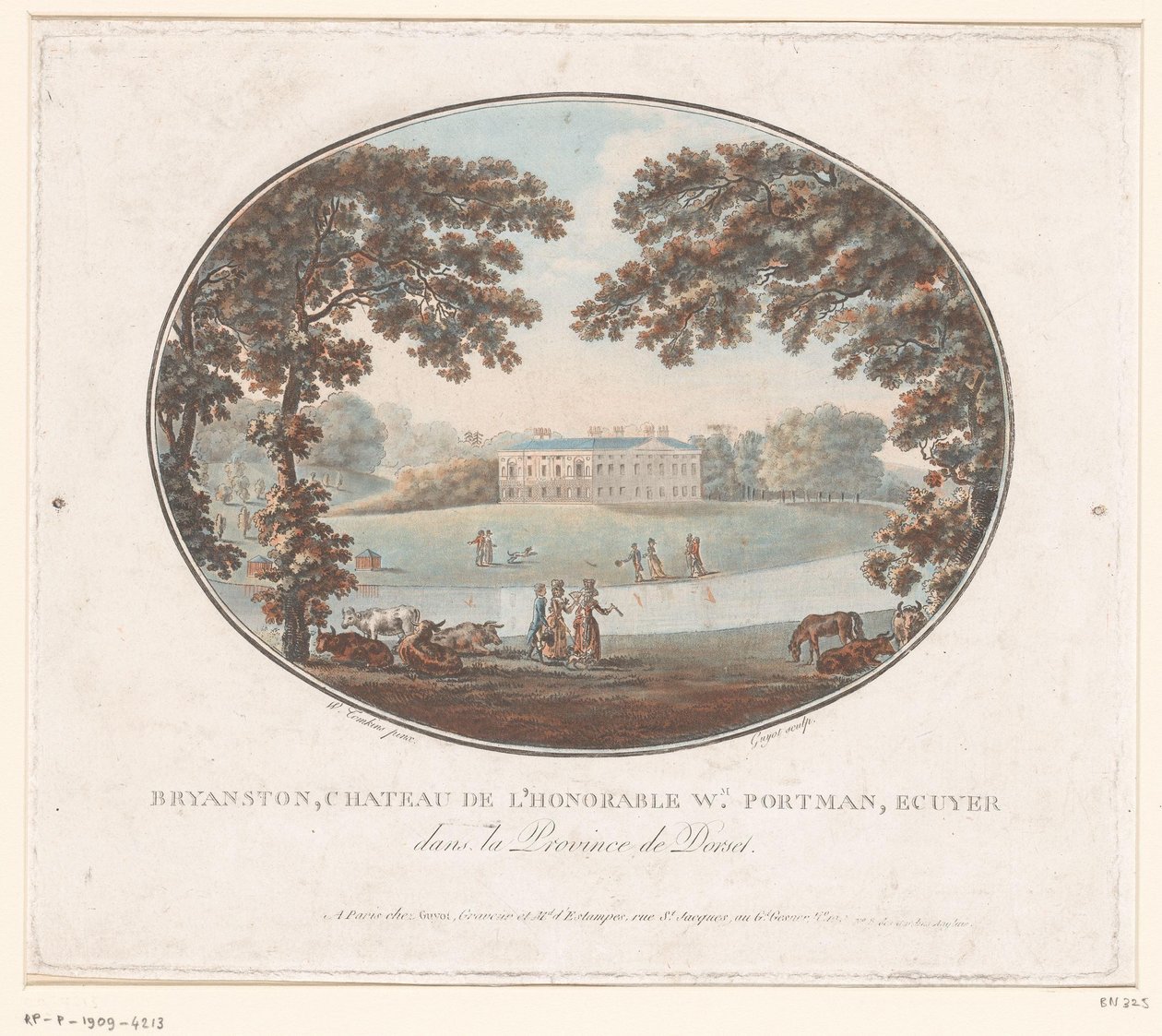 Vue de la maison de campagne de Sir William Portman à Bryanston - Laurent Guyot