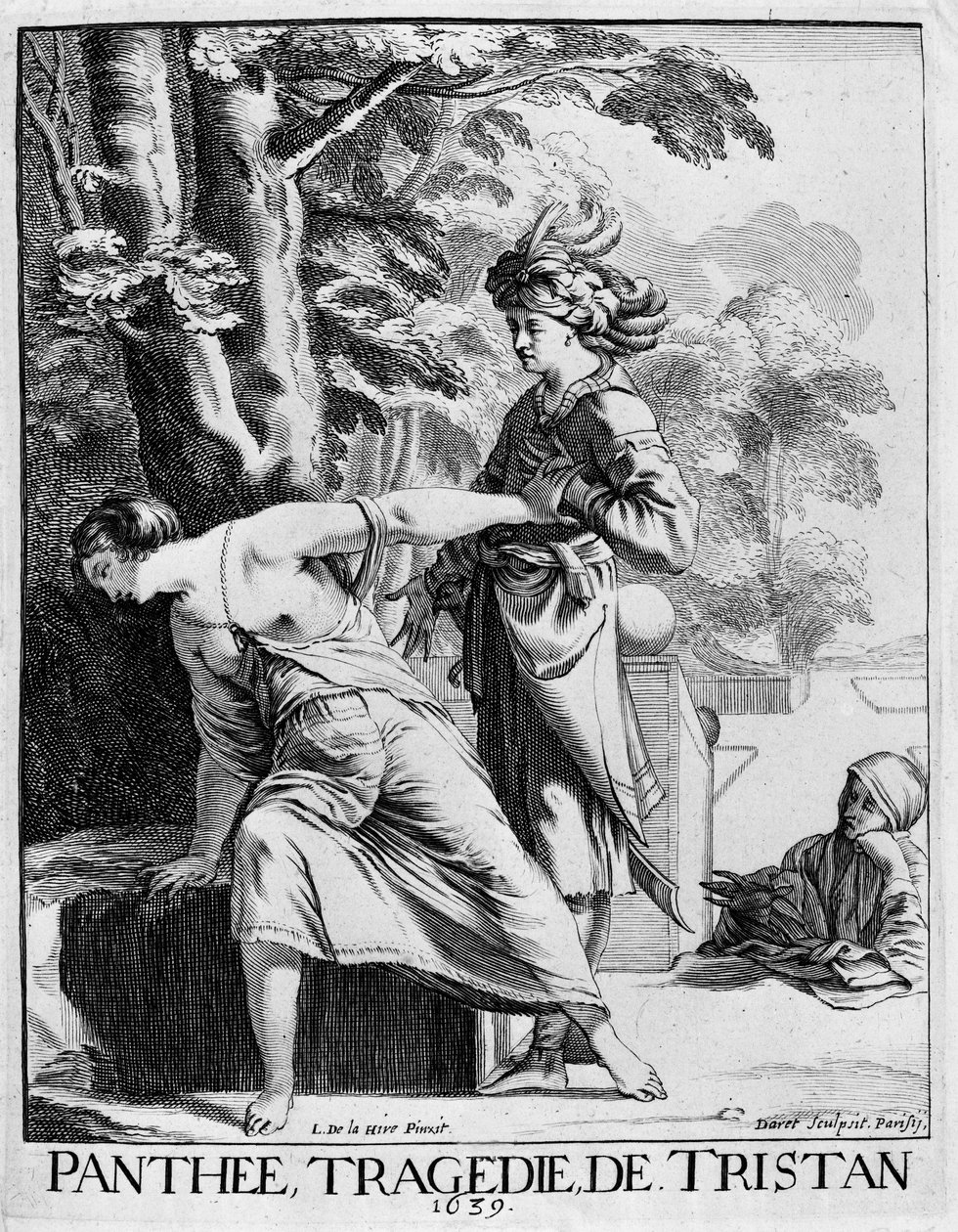 Araspe déclarant sa passion à Panthee - Panthee, tragédie par François l