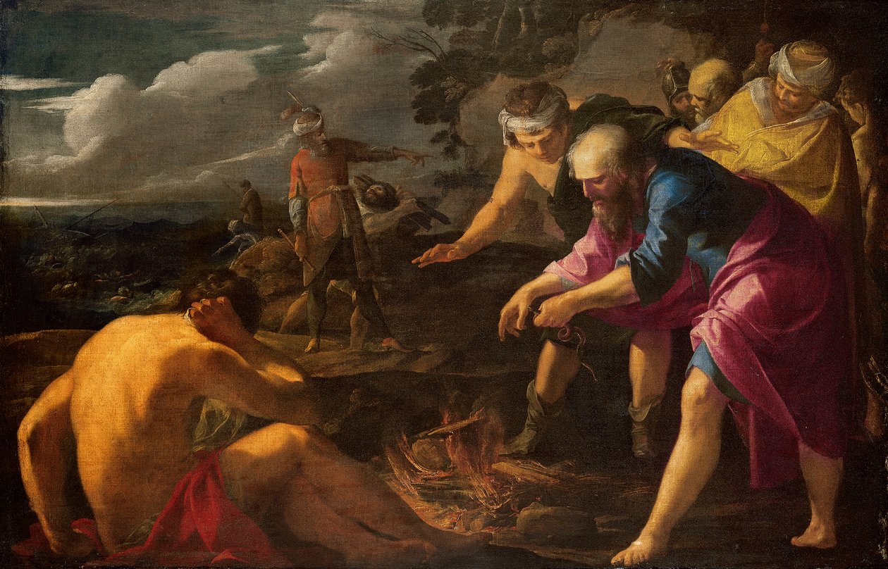 Saint Paul naufragé à Malte - Laurent de la Hyre
