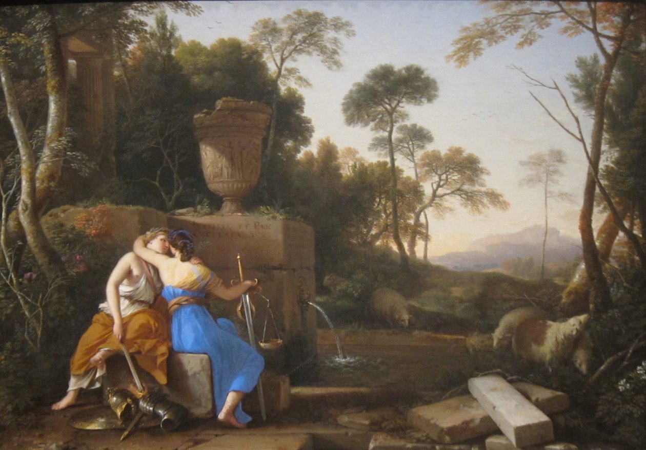 Le baiser de la paix et de la justice - Laurent de la Hyre