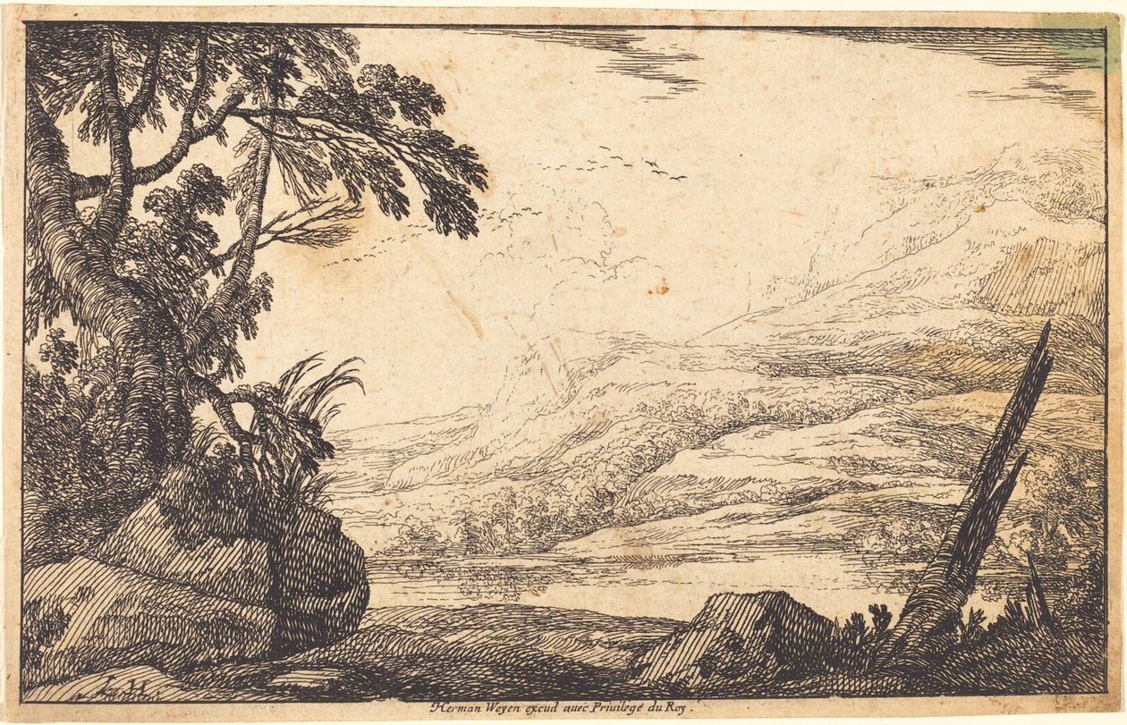 Paysage montagneux - Laurent de la Hyre