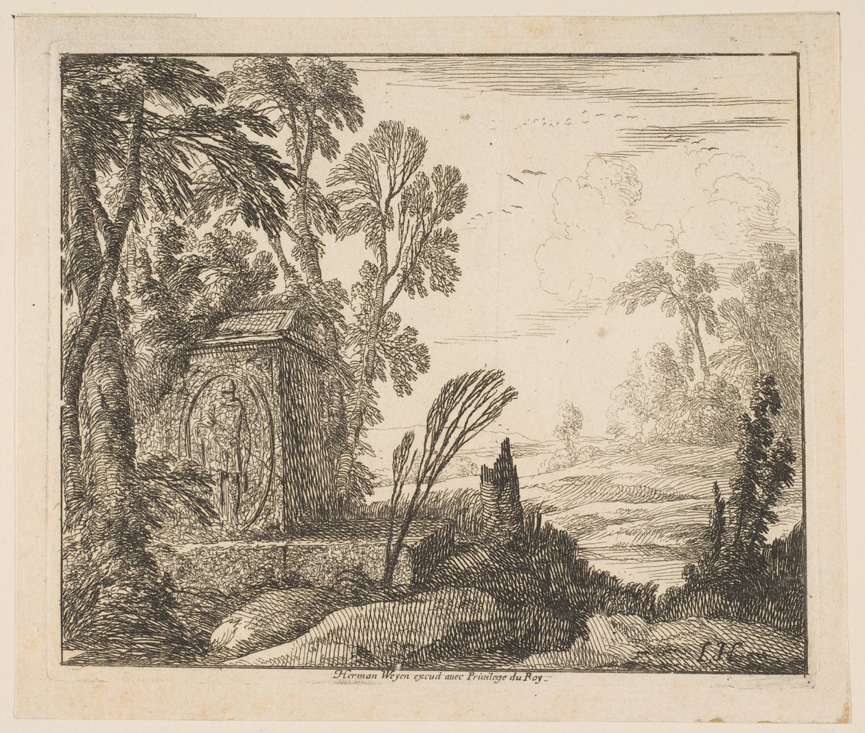 Le Sarcophage, 1640 - Laurent de la Hyre