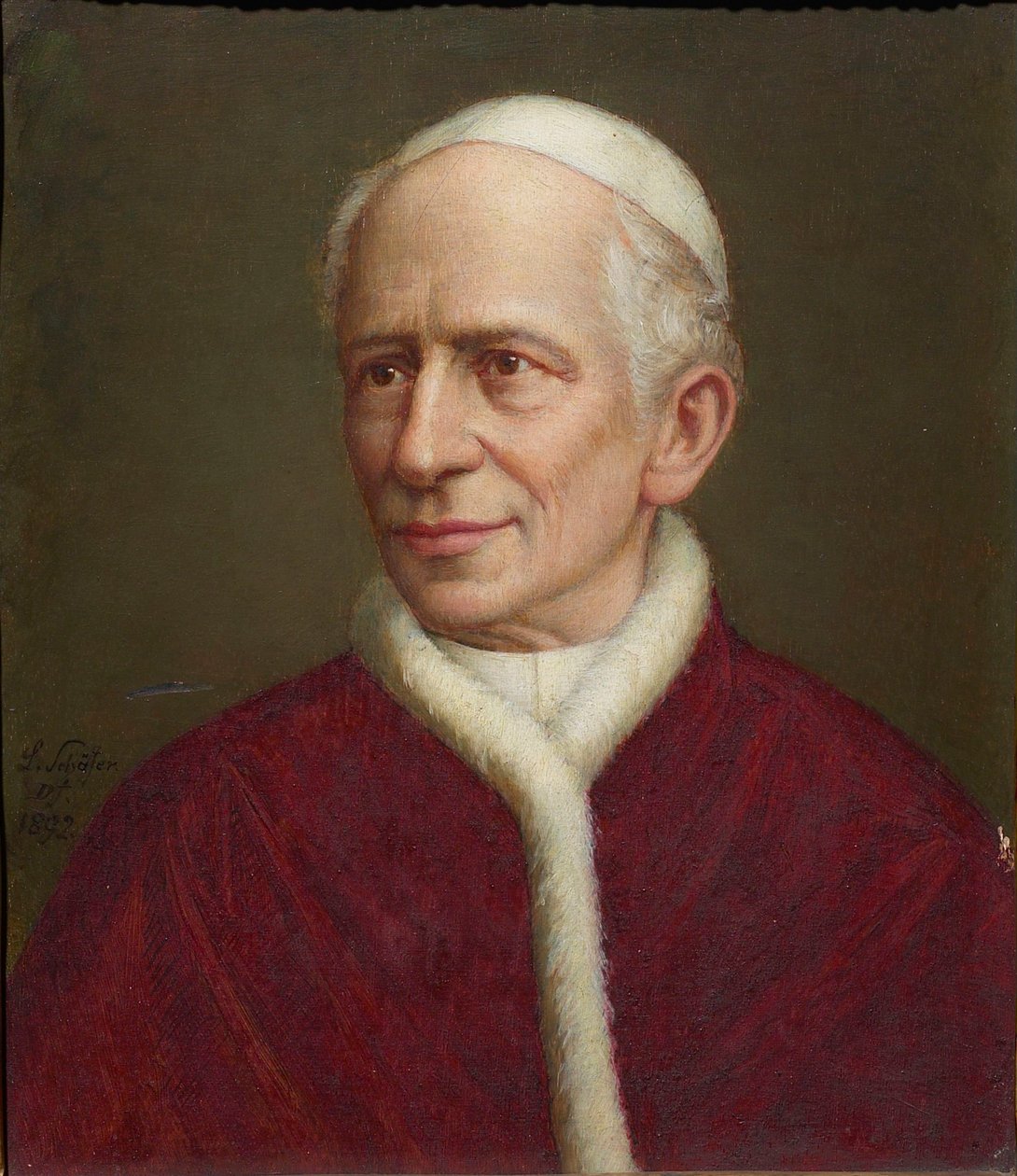 Portrait du Pape Léon XIII 1810-1903, 1892 - Laurenz Schäfer
